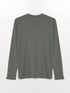 LC Waikiki Crew Neck Long Sleeve Combed Cotton Men's T-shirt